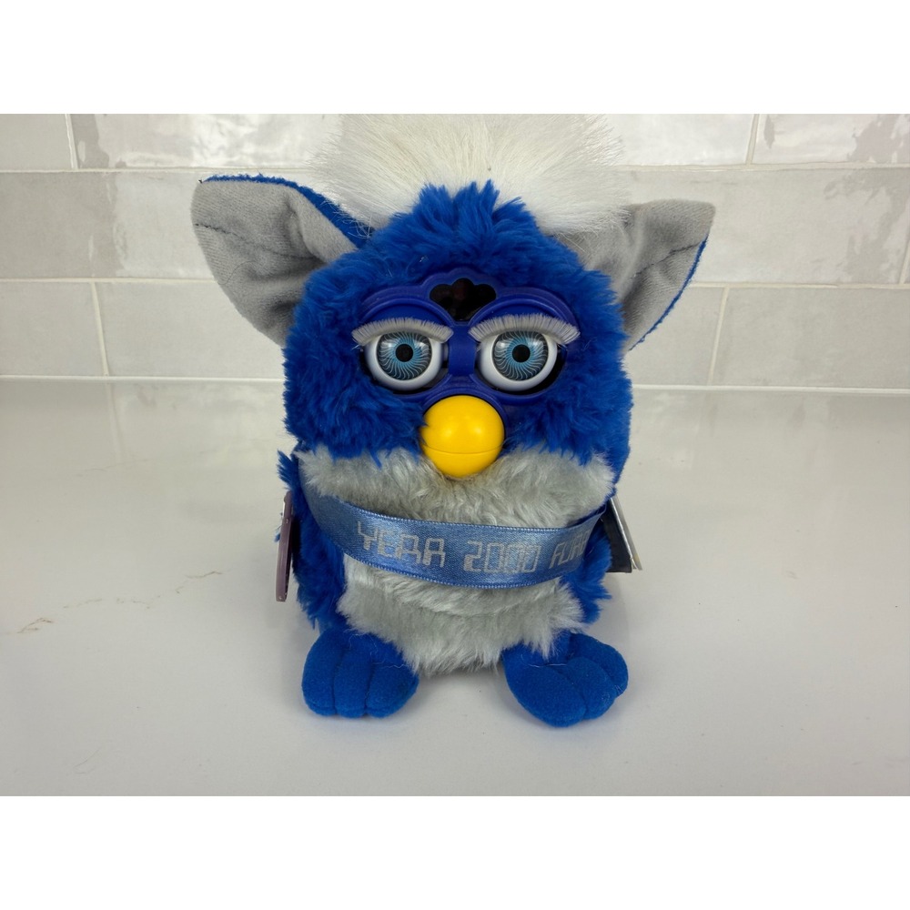 Millennium Furby Special Limited Edition Blue Silver Tiger Electronics